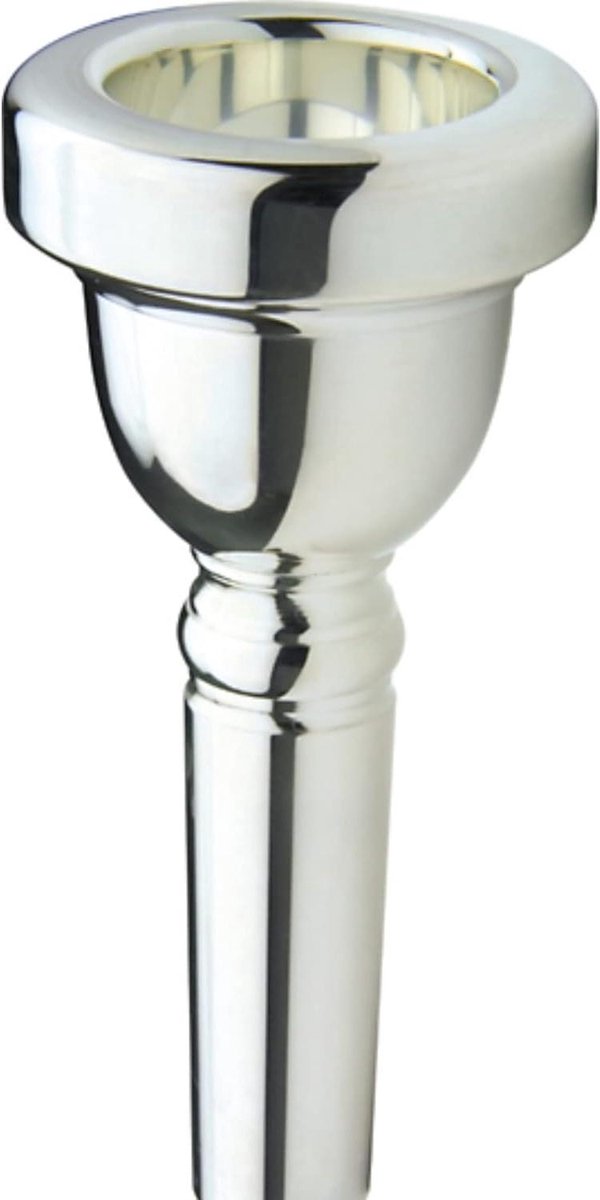 Trombone Mondstuk - Koper Blaas - Ensemble Spelen - Lange Schacht - 9.8 cm - Zilver