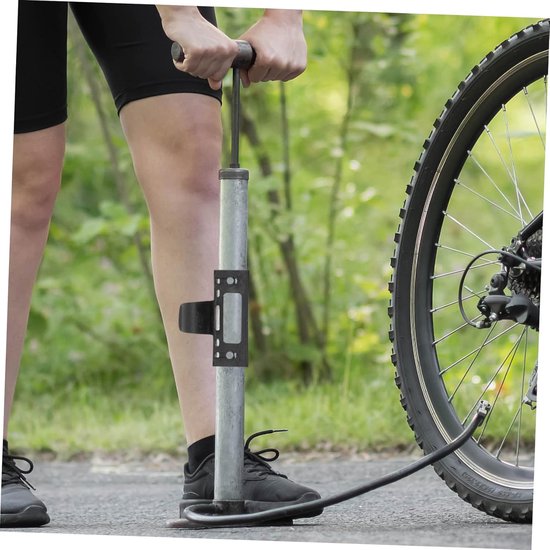 Fietspomp Houder - Pomp Bevestiging - Fietsen Onderweg - Lichtgewicht Plastic - 8.5x6cm - Zwart — afbeelding 2