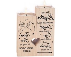Hartvormige kaarsenhouder als cadeau voor vriendinnen - originele cadeau-ideeën voor verjaardagen en speciale gelegenheden