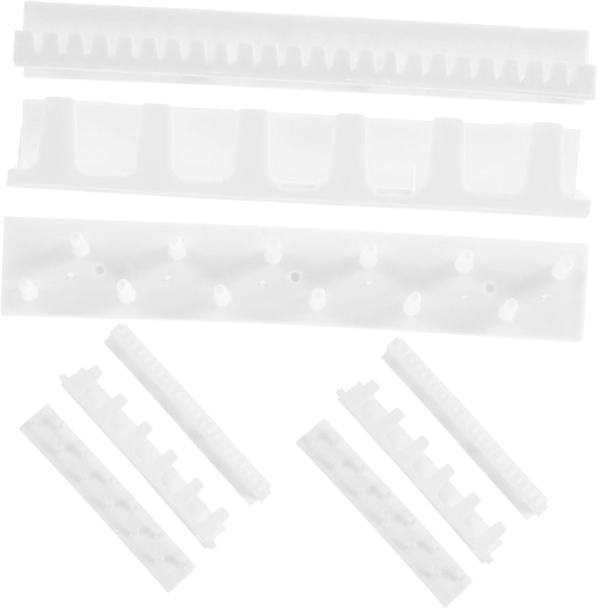Sieradenhouder Organizer - Muurhanger Ketting - Sieraden Opbergen - Zelfklevend Punch-Free - 14.8cm Lengte - Wit