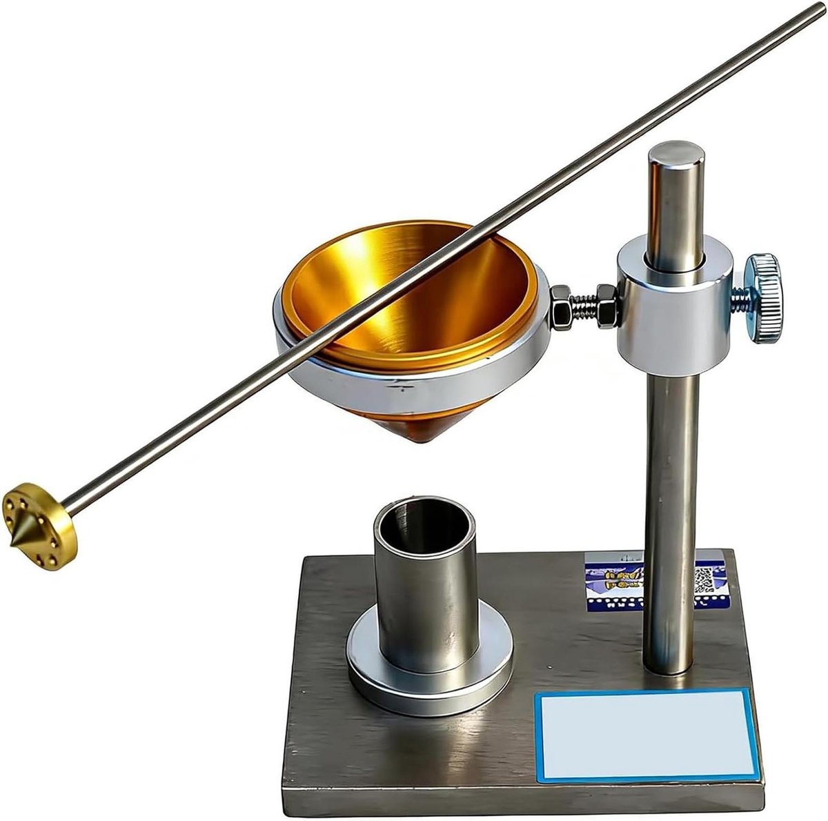 Bodem Zwelling Tester - Grond Meetapparaat - Vochtgehalte Bepalen - Roestvrij Staal Constructie - 10ml Cup - Zilver