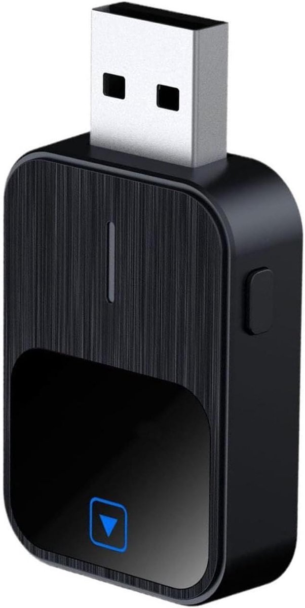 Draadloze CarPlay Adapter - Auto Dongle - Auto Multimedia - Plug en Play - 2-in-1 - Zwart