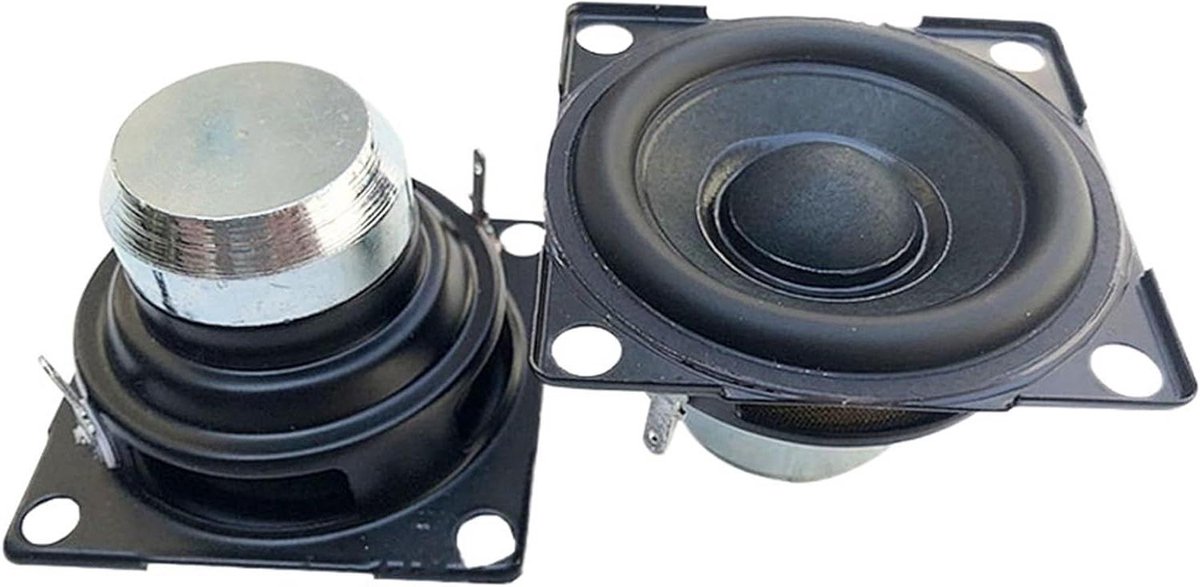 Draagbare Luidspreker - Full Range Speaker - Home Audio - Rubberen Rand - 2 Inch - One Color