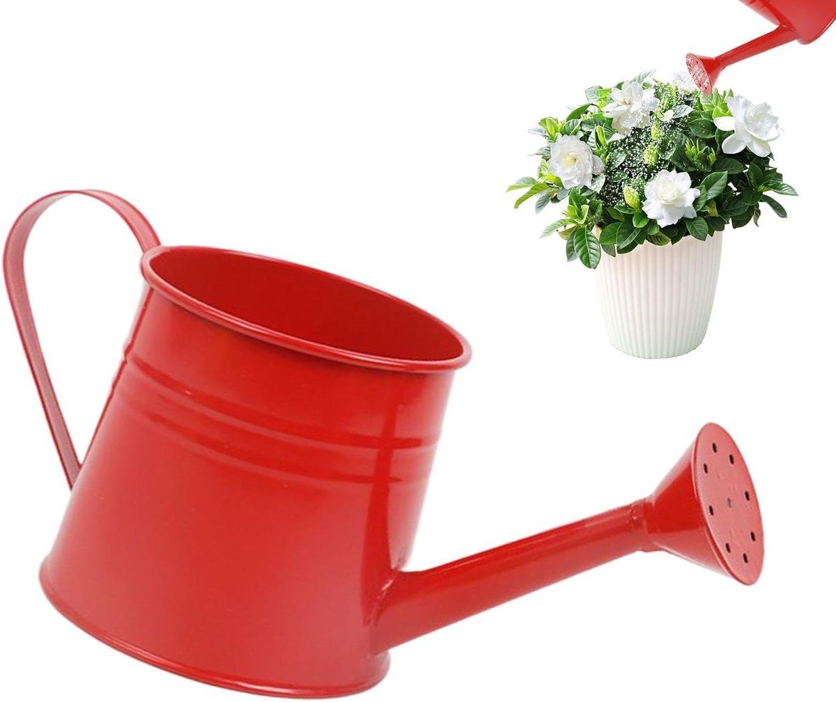 Gieter Voor Planten - Waterbak Binnen - Planten Water Geven - Lange Uitloop - 1 Liter - Rood