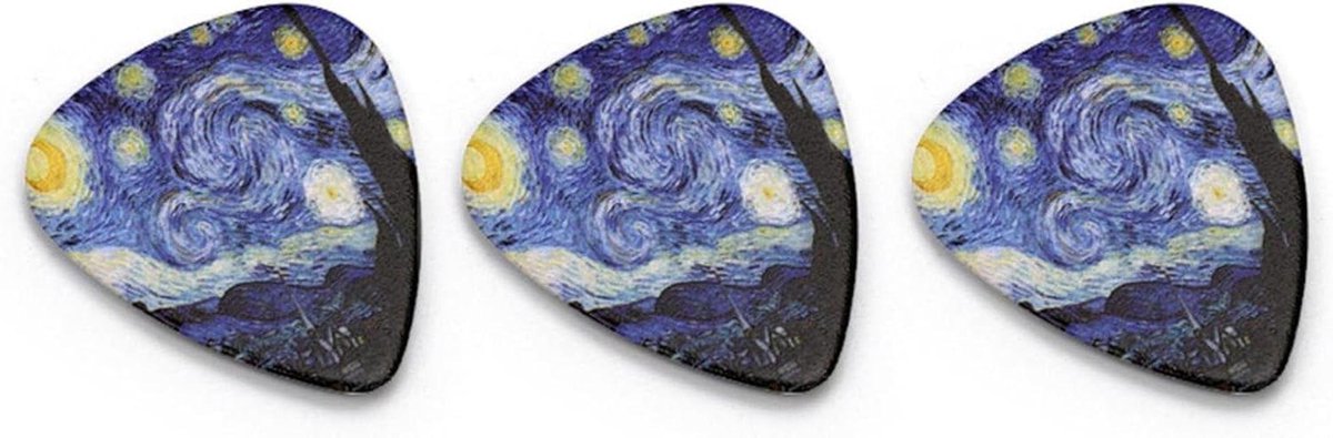 Gitaar Plectrums - Muziek Picks - Muziek Maken - Drie Dikte Varianten - 3 Stuks - Multi