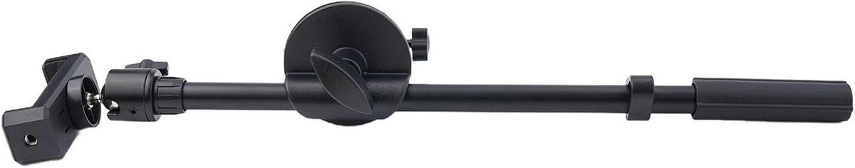 Microfoonstandaard - Verstelbare arm - Opname podcast - 360 graden draaibaar - 35 cm - Zwart