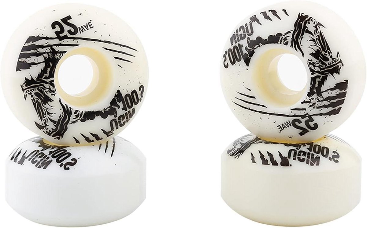 Skateboardwielen Set Longboard Wielen Soepel Cruisen Duurzame PU Constructie 52 Mm X 30 Mm