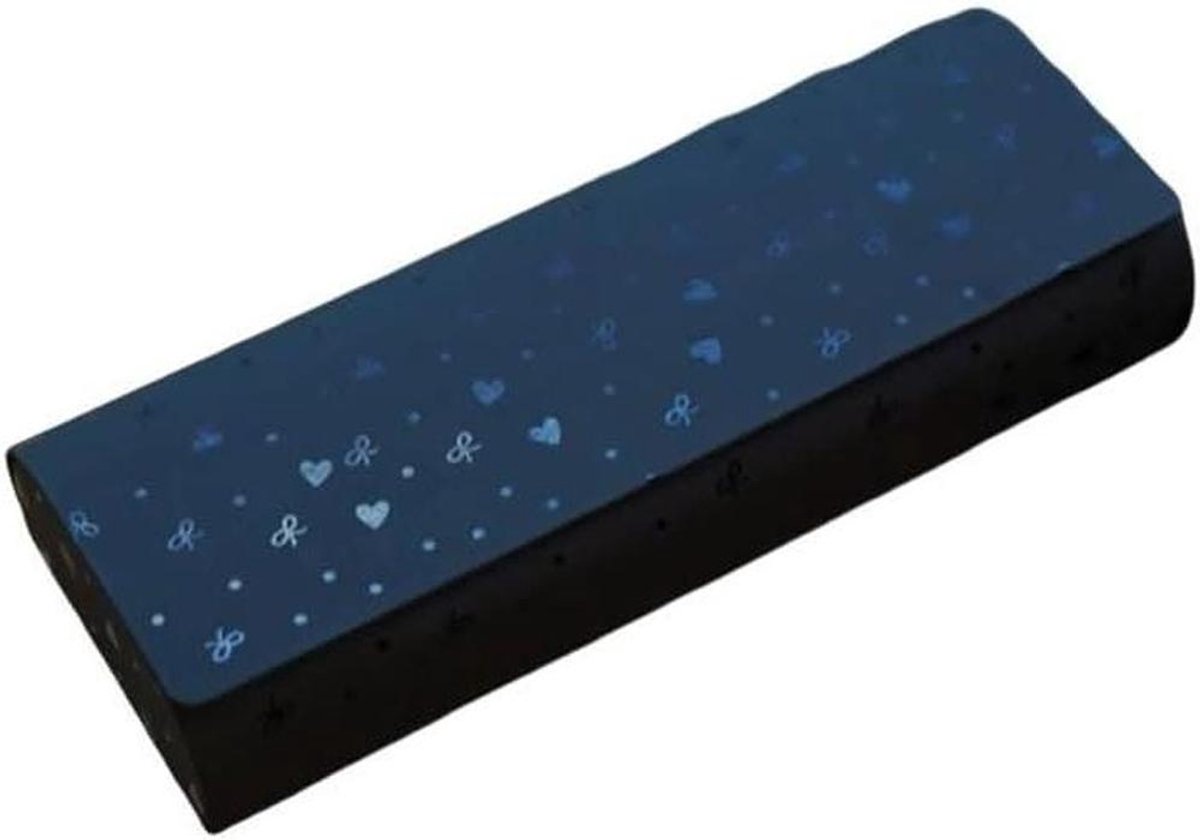 Brillenkoker - Opbergdoos Bril - Bril Beschermen - Automatische Sluiting - 15.5 cm Lengte - Zwart