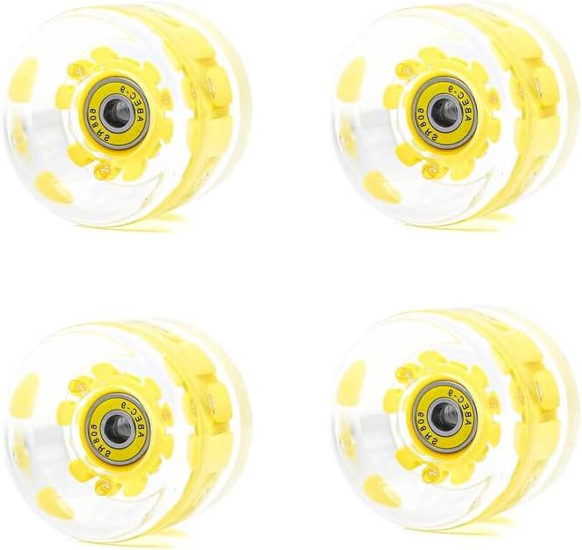 Skateboard Wielen Roller Skate Wielen Comfortabel Cruisen Met Licht en Lagers 65mm 78A