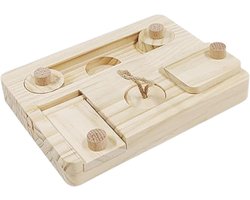 Voeder Puzzel Speelgoed - Interactief Houten Voer - Knaagdier Verrijking - Bevordert Natuurlijk Gedrag