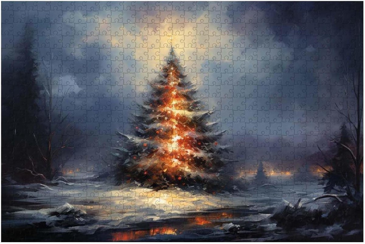 Houten Puzzel - Legpuzzel - Ontspannen Thuis - Letters op Achterkant - 1000 Stukjes - Niet gespecificeerd