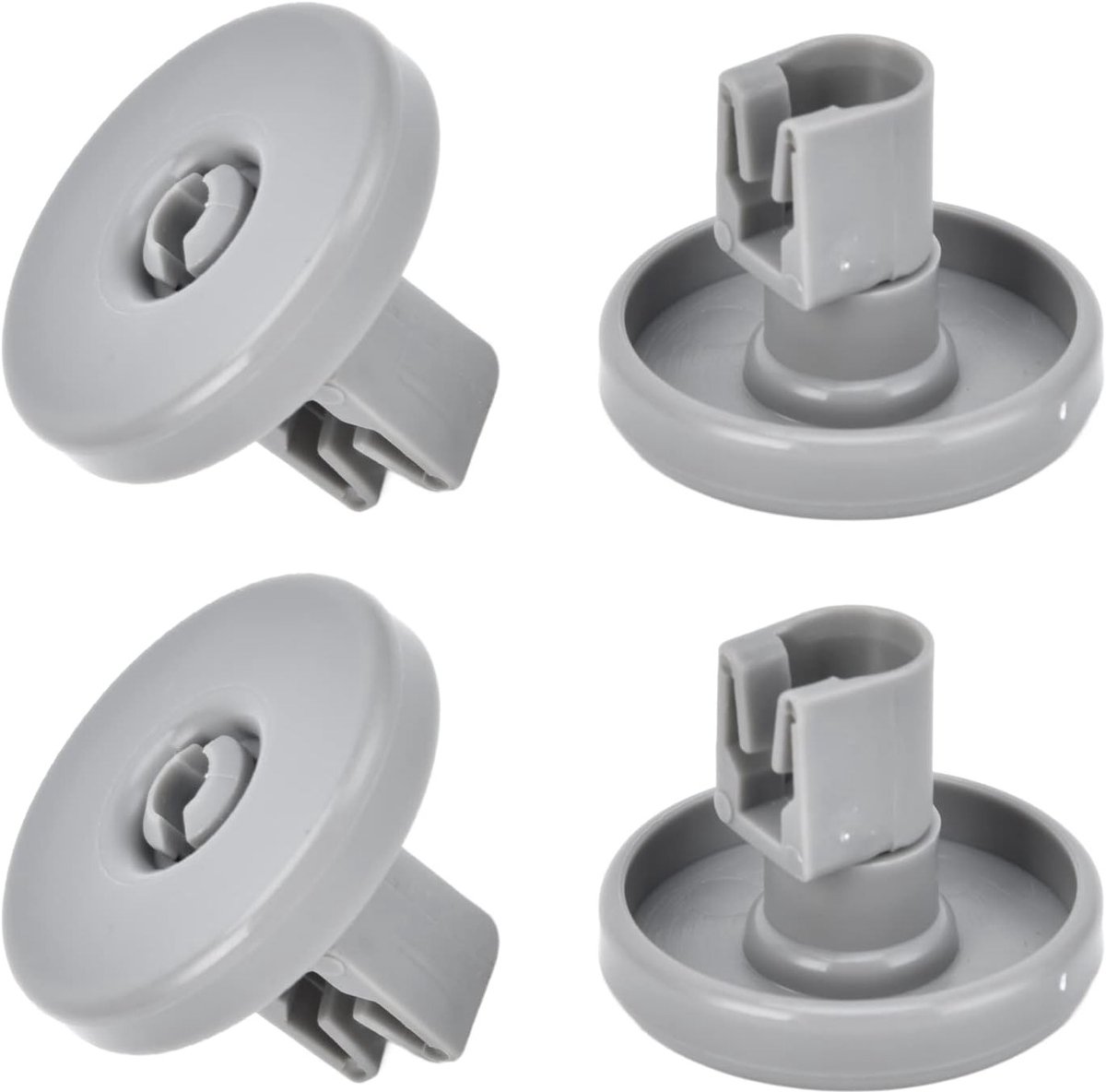 Dailygoods- Onderste Mandwiel Vaatwasser - Vervangend Onderdeel - Schotelmandwiel - 4 Stuks - 40 mm - Duurzaam Materiaal - Vaatwasserwiel