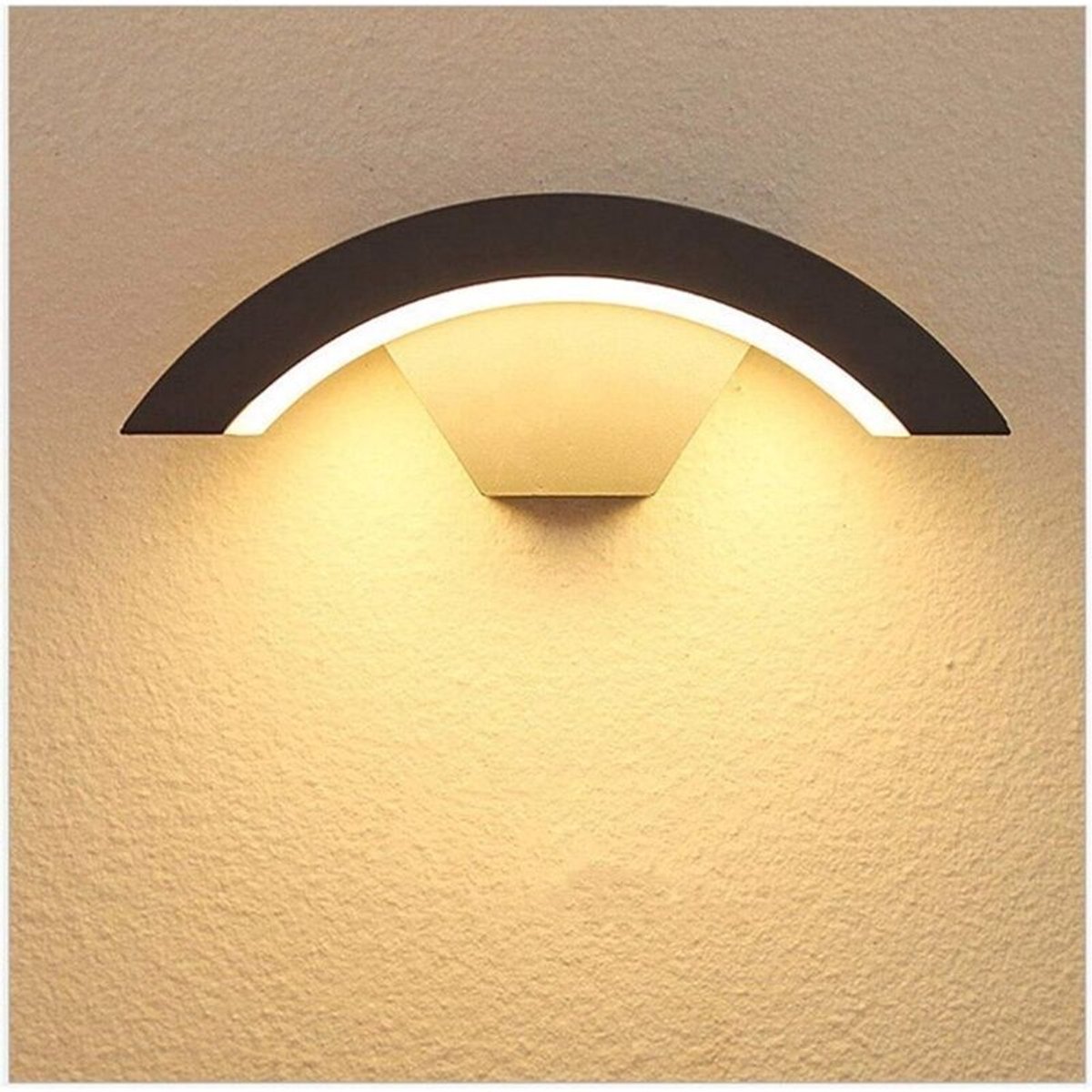 Waterdichte buitenwandlamp geschikt voor 24 LED's, geschikt voor hal,geschikt voordeur, tuin, balkon en moderne gangverlichting.