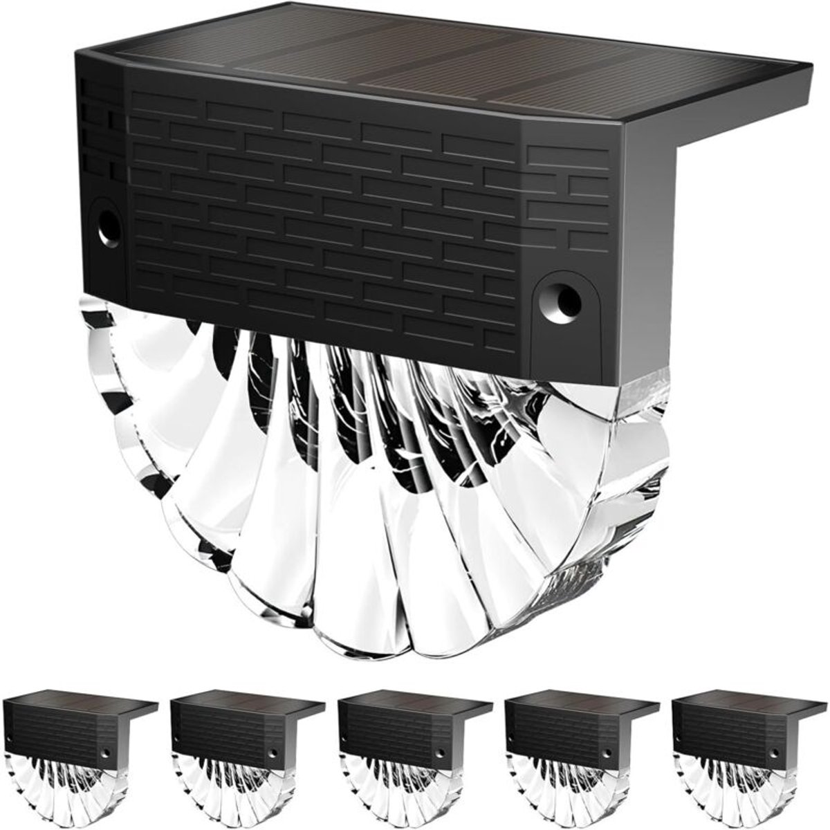 buitenlampen op zonne-energie, 3 standen, automatisch aan/uit, beschermingsklasse, 600 mAh zonne-energiecapaciteit.