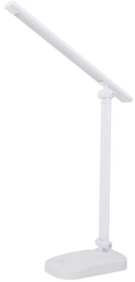LED-bureaulamp, oogvriendelijk, kleurveranderend, opvouwbaar nachtlampje, driekleurig licht, USB-oplaadbaar, geschikt voor werkbanken en naaitafels.