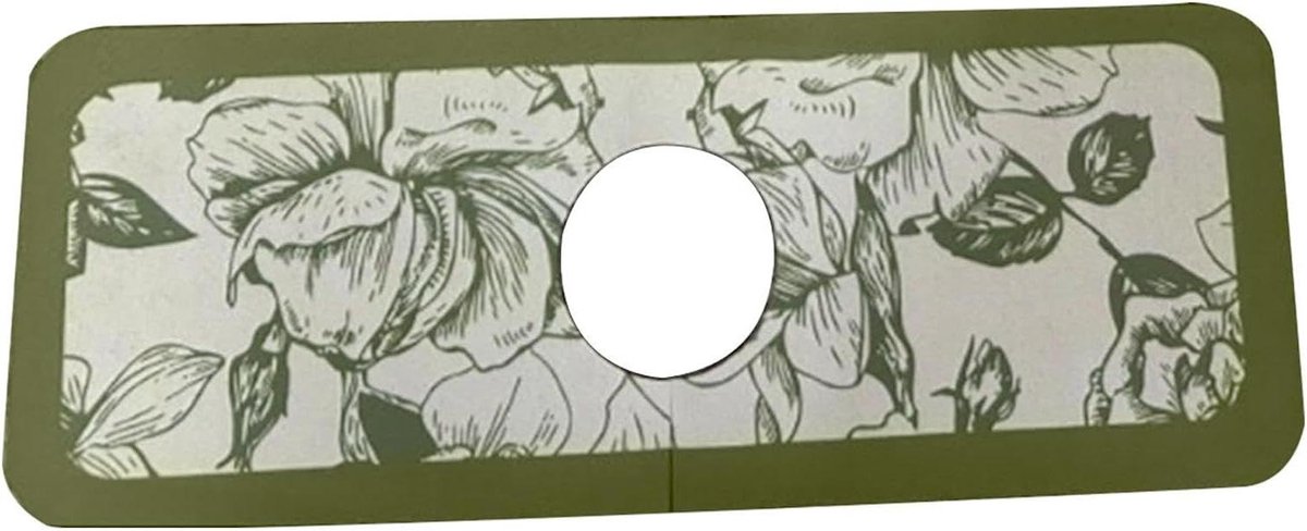 Kraan Mat - Luxe Drip Catcher - Keuken Droog Houden - Sterk Absorberend - 38 x 13 cm - Grijs