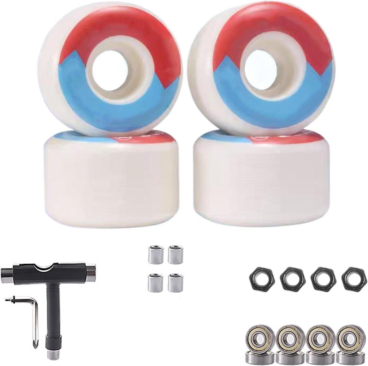 Skateboard Wielen Skate Wielen Trucs Uitvoeren ABEC 9 Lagers 52mm 54mm