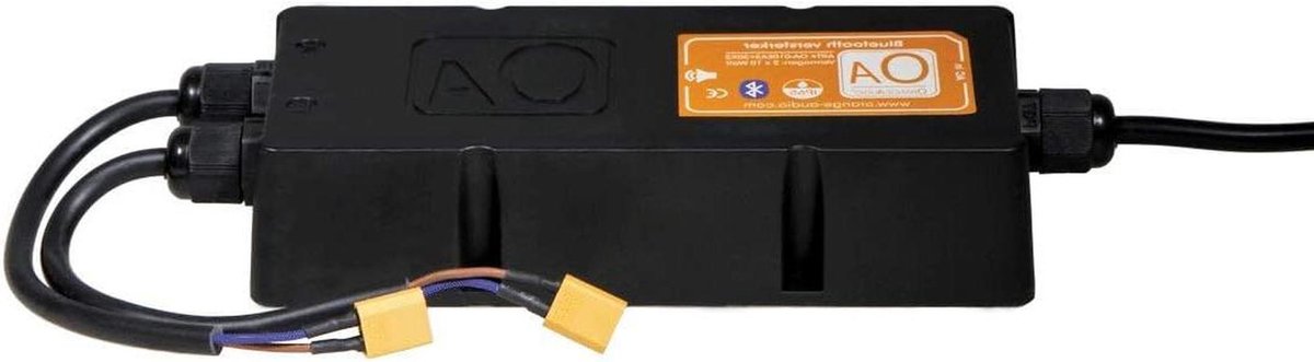 Audio streamer - Muziek ontvanger - Draadloos luisteren - 60W vermogen - Compact formaat - Zwart