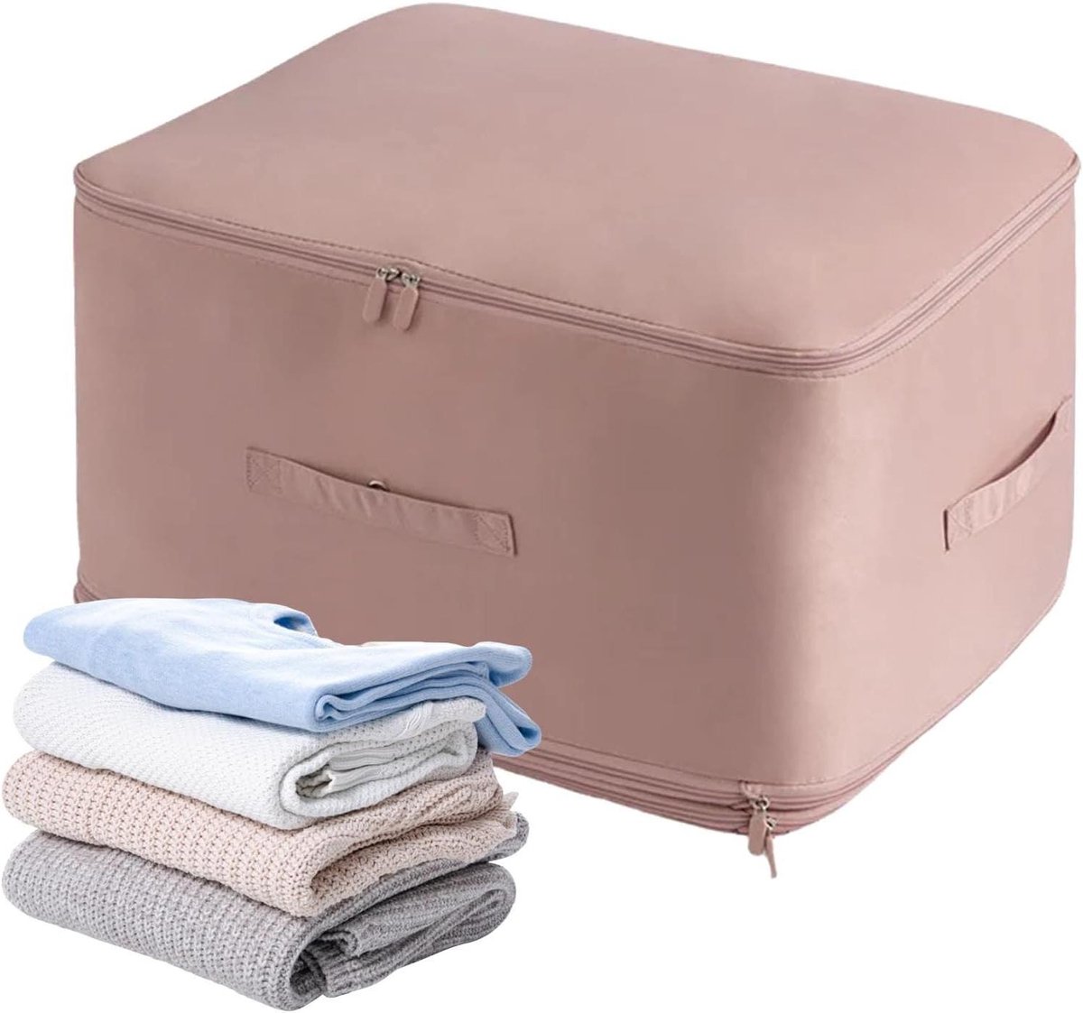 Reis Opbergzakken - Kleding Organizer - Ruimte Besparen - Waterdicht Ontwerp - Extra Groot - Roze