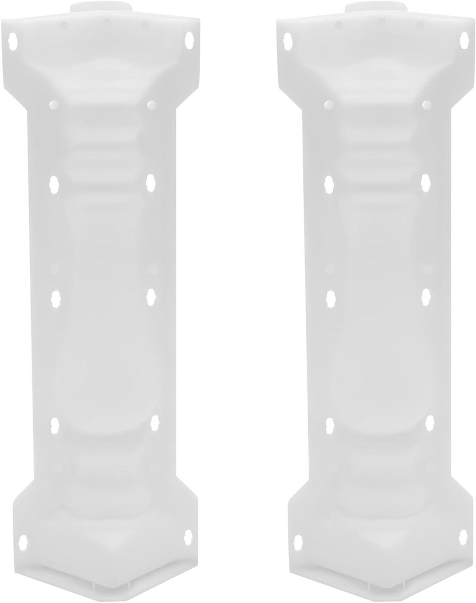Betonmal Kolom - Gietvorm Decoratie - Tuin versieren - Voor vibratie gieten - 63x15cm - Wit