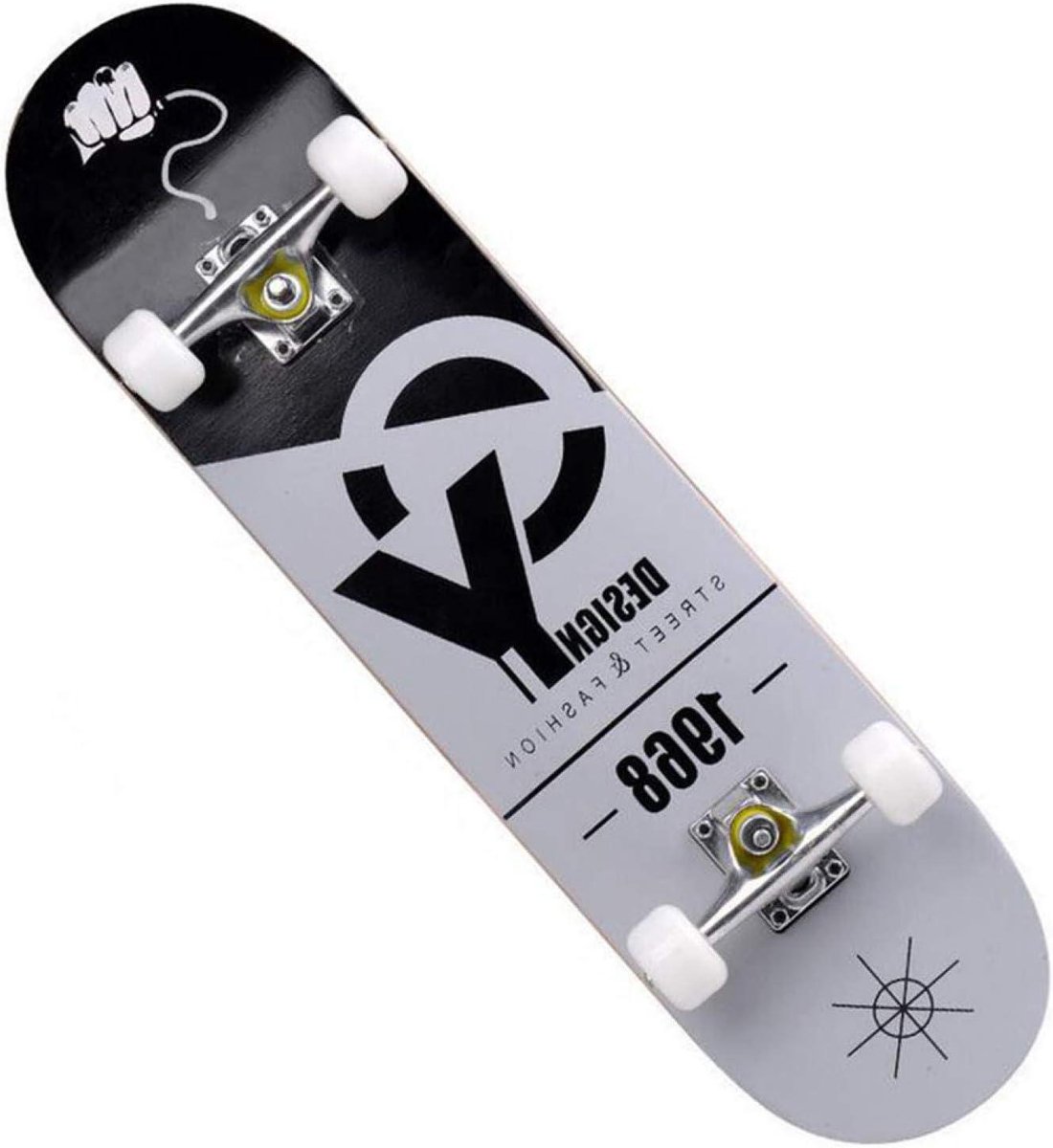 Compleet Skateboard Maple Wood Board Buiten Sporten 7 Lagen Constructie 31×8 inch Multi