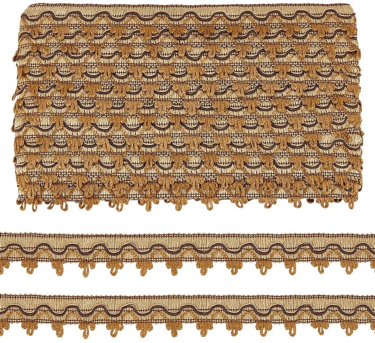 Dailygoods- Gevlochten Polyesterlint 12 m - Decoratie Lint - Vlechtband - Naaien - Woondecoratie - Kostuum - 30 mm Breed - Decoratielint