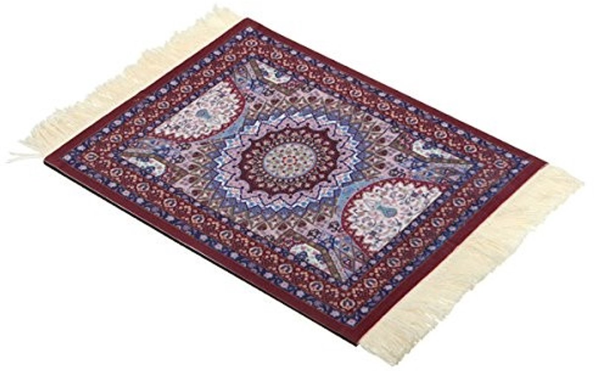 Dailygoods- Muismat 28x18 cm - Ergonomisch - Rubber - Paars - Duurzaam - Hoogwaardig materiaal - Computer Muismat