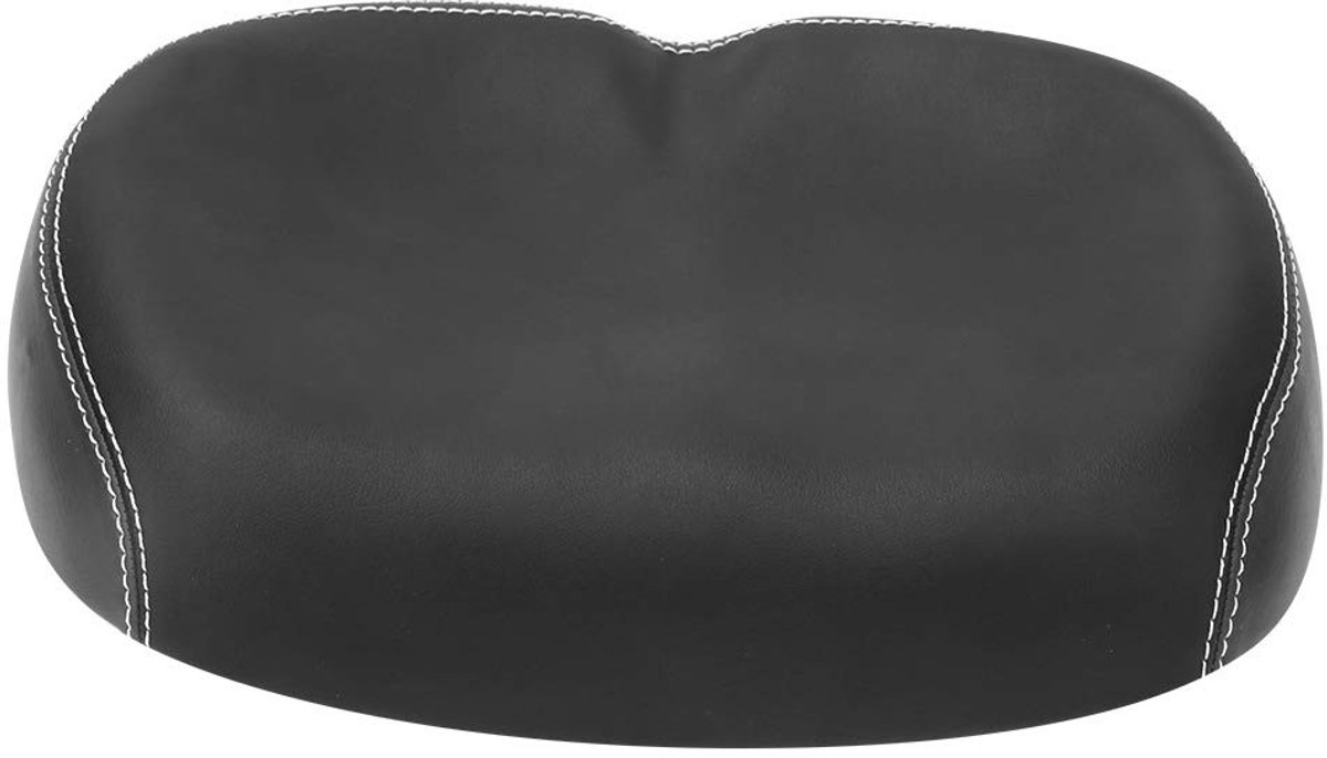 Dailygoods- Fietszadel Comfortabel - Fietszadel Zonder Neus - 24x17cm - Universeel Dames Zadel - Geschikt voor Mountainbikes/Racefietsen - Vermindert Druk op Perineum - Fietsstoel