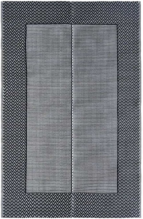 vidaXL - Buitenkleed - 190x290 - cm - PP - grijs van VidaXL — afbeelding 2