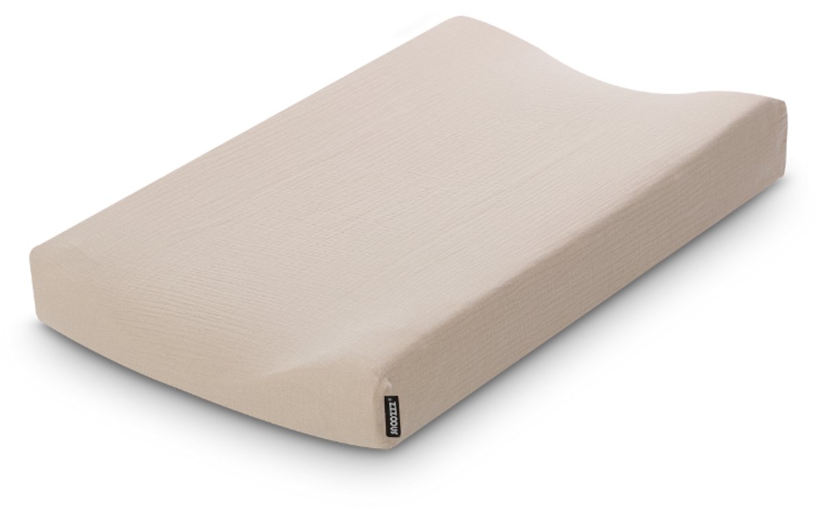 Snoozzz Aankleedkussenhoes - 100% Hydrofiel Katoen - 50x70cm - Sand