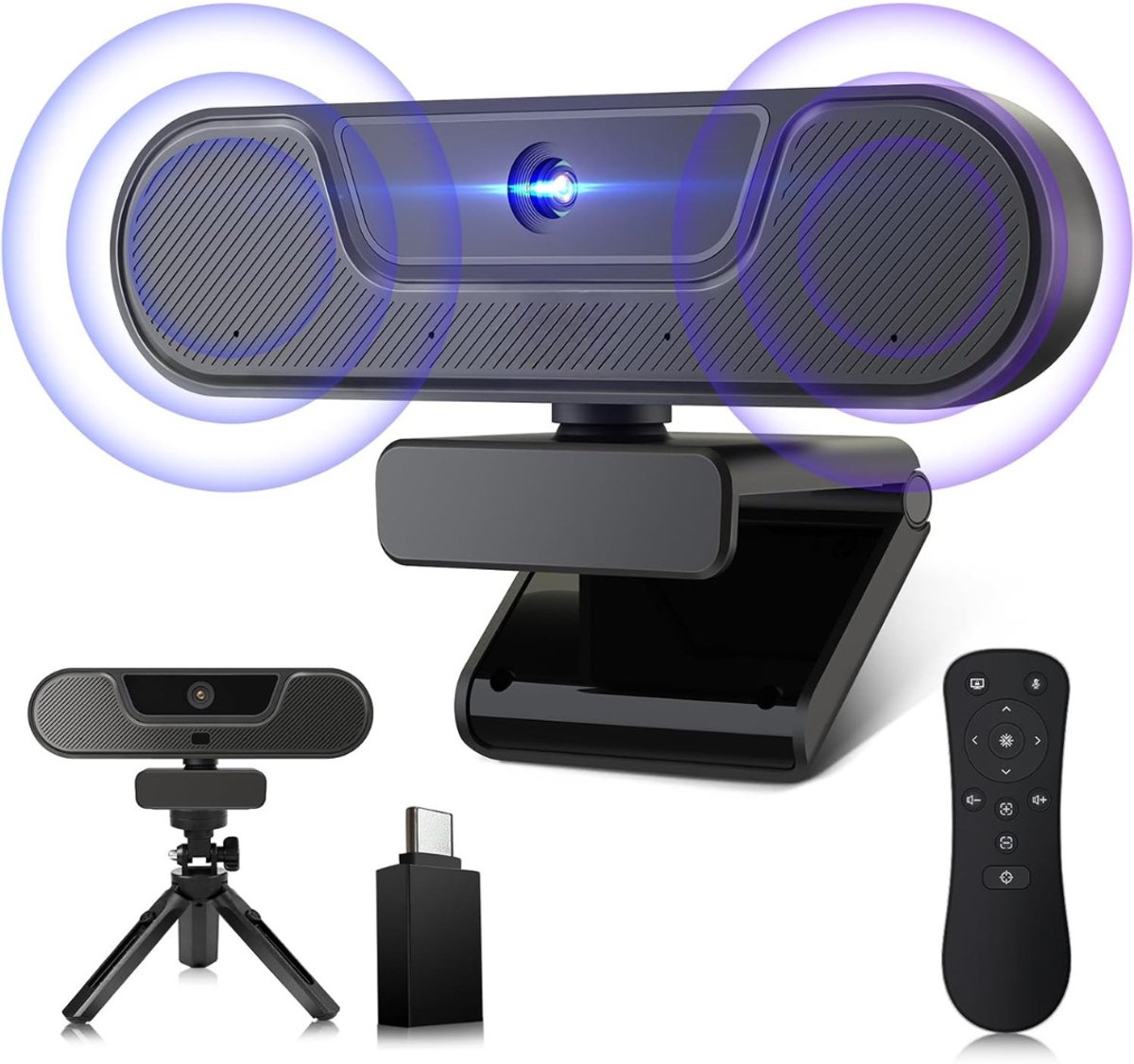 CLVP® Webcam Voor PC – Streaming Camera – Camera Met Microfoon