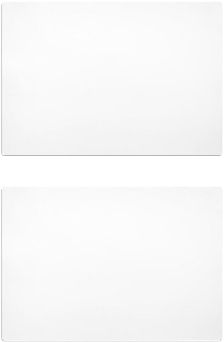 Dailygoods- Snijplank Antislip - Snijplankenset 2 Stuks - Slijtvast en Krasbestendig - Vaatwasmachinebestendig - 12,6 x 8,9 cm - Doorzichtig Acryl - Snijplankje