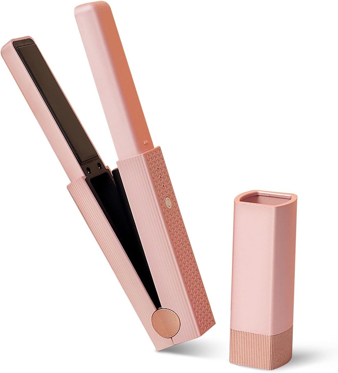 Draadloze 2-in-1 Haardroger en Steilijzer met 3 Temperatuurstanden voor Snelle Styling, Perfect voor Krullen en Steil Haar, Geschikt voor Vrouwen en Meisjes