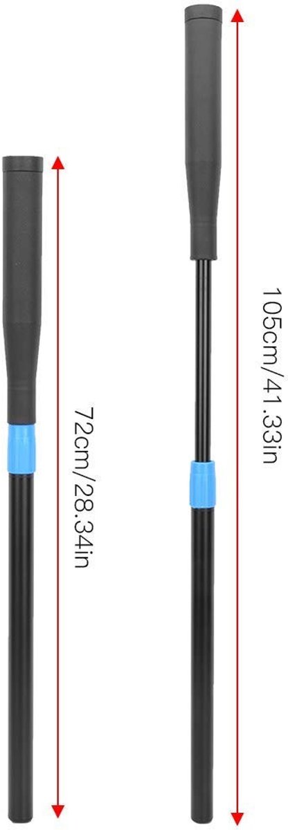 Dailygoods- Verlengstaaf Professionele Duurzame Aluminium - Telescopische Biljart/Pool Stick - Verstelbare Accessoires - Ergonomisch Ontwerp - Lichtgewicht en Stevig - Biljartaccessoire van Dailygoods — afbeelding 2