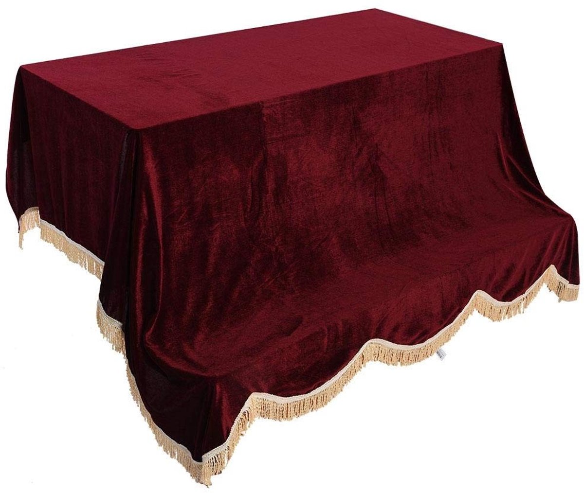 Dailygoods- Pianohoes Gemaakt van Gouden Fluweel - Pianohoes 88 Toetsen - Beschermhoes - Stofkap - Antistof - Waterdicht - 200x150 cm - Pianokap