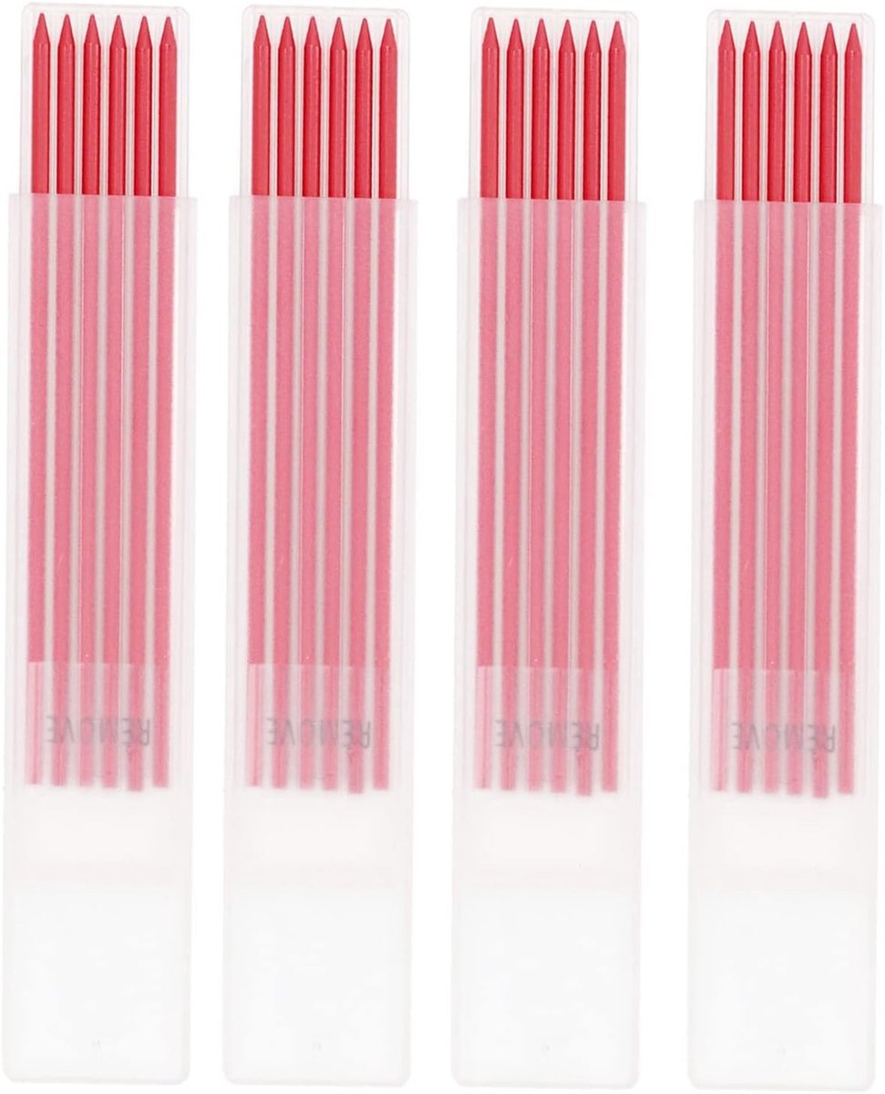 Dailygoods- Potloodvulling 24 Stuks - Timmerman Potloodvulling - Grafiet - Opbergdoos - Duurzaam - 2,8 mm Diameter - Grafietvulling