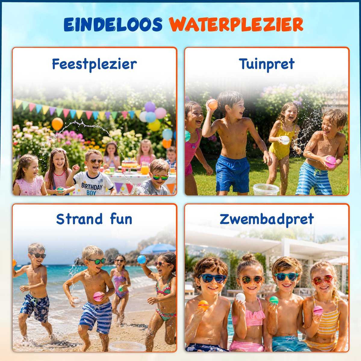 FEMUR Waterballonnen - 10 stuks - Zelfsluitend & Hervulbaar Waterspeelgoed - TikTok - Herbruikbaar - Magnetisch — afbeelding 6