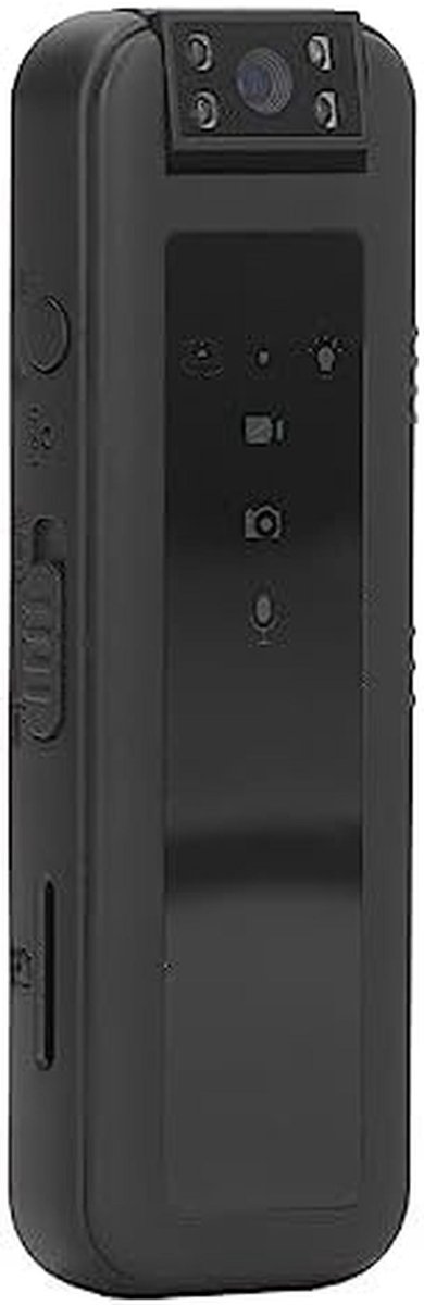 Mini Body Camera - Draagbare Recorder - Momenten Vastleggen - 180° Draaibare Lens - 1080P HD - Zwart