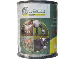 Schrikkoord Rubco 5mm wit 6 geleiders 200m