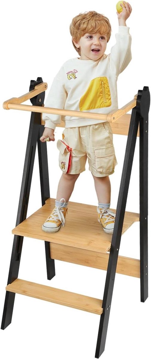 Leertoren Kinderen - Observatietoren Opvouwbaar - Kinderen Helpen - In Hoogte Verstelbaar - 88 x 45 x 45 cm