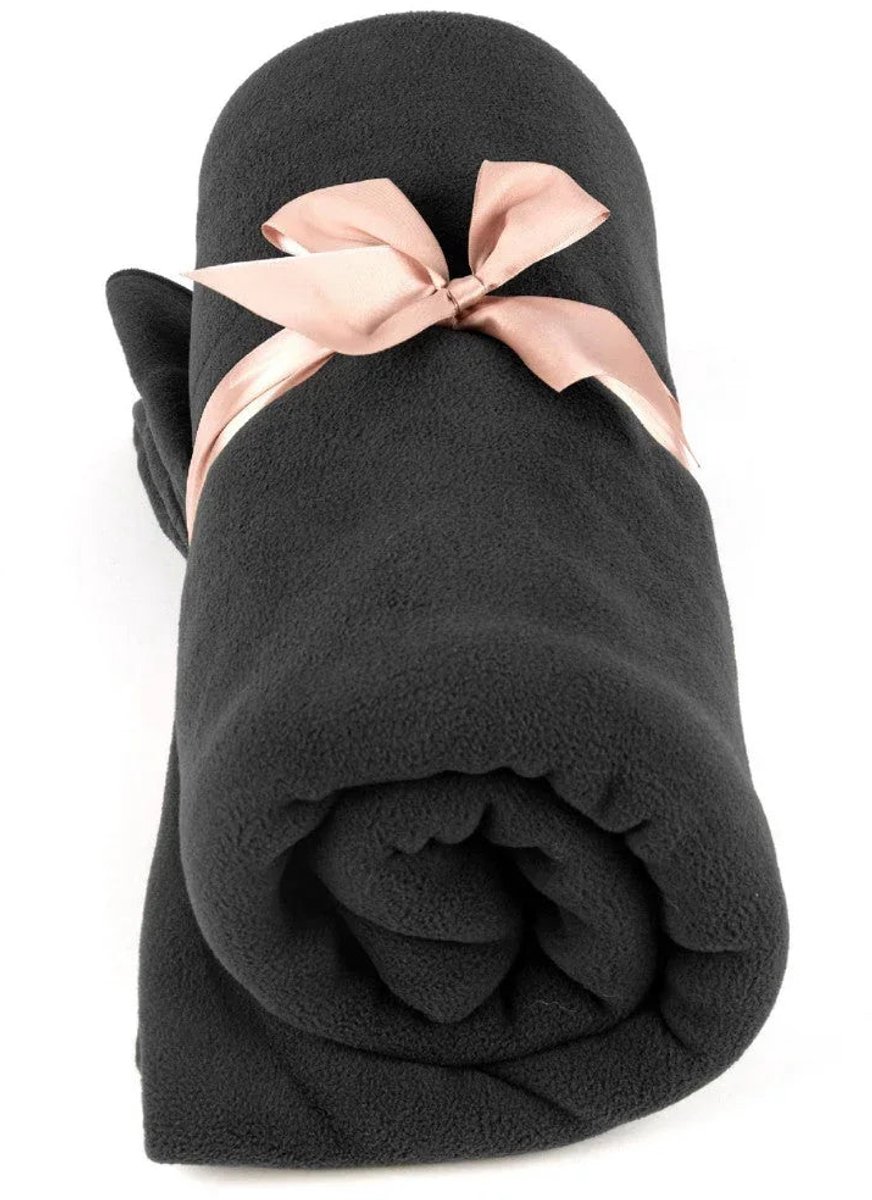 Yogadeken fleece - Myga - zwart