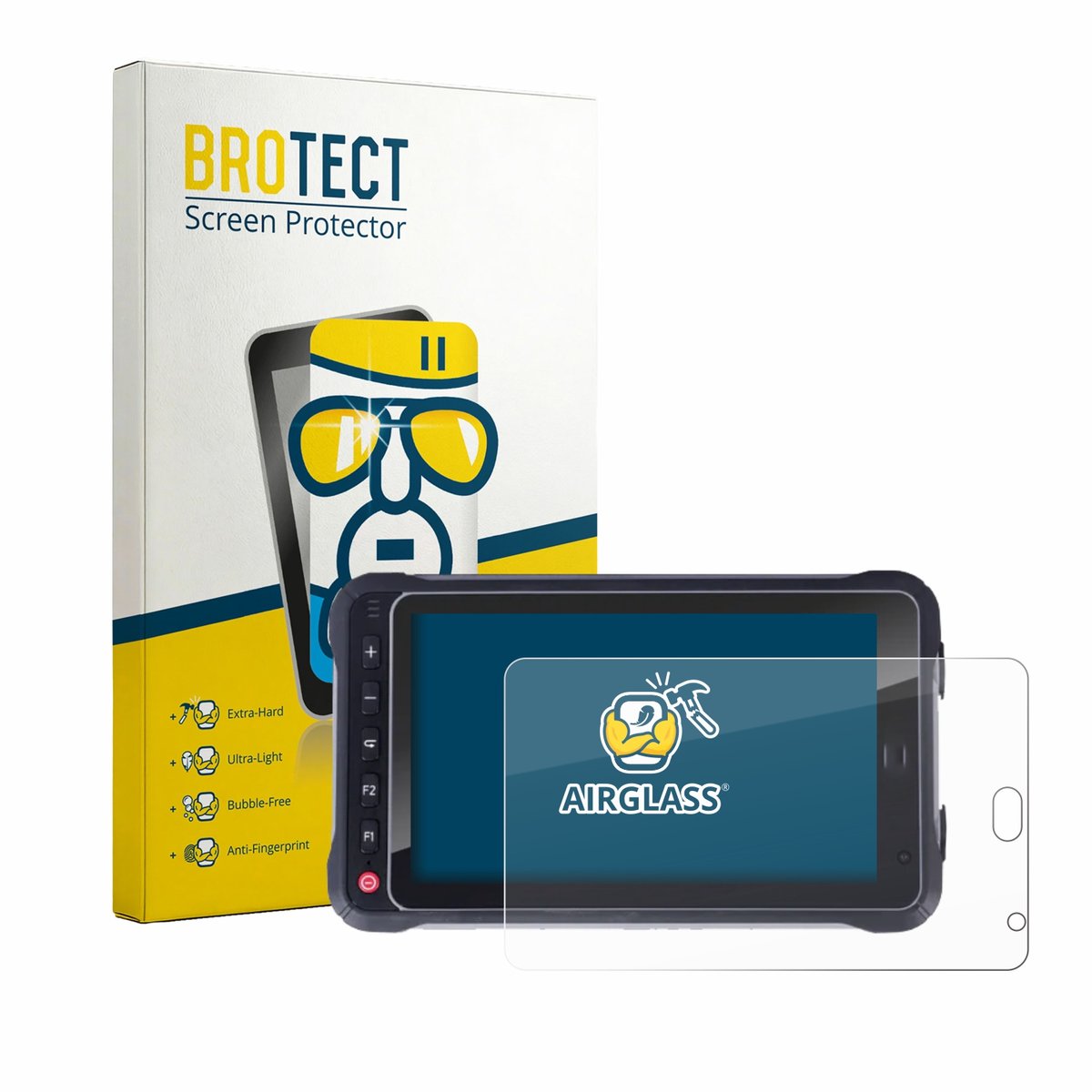 Screenprotector voor Hugerock X72 Beschermglas transparant