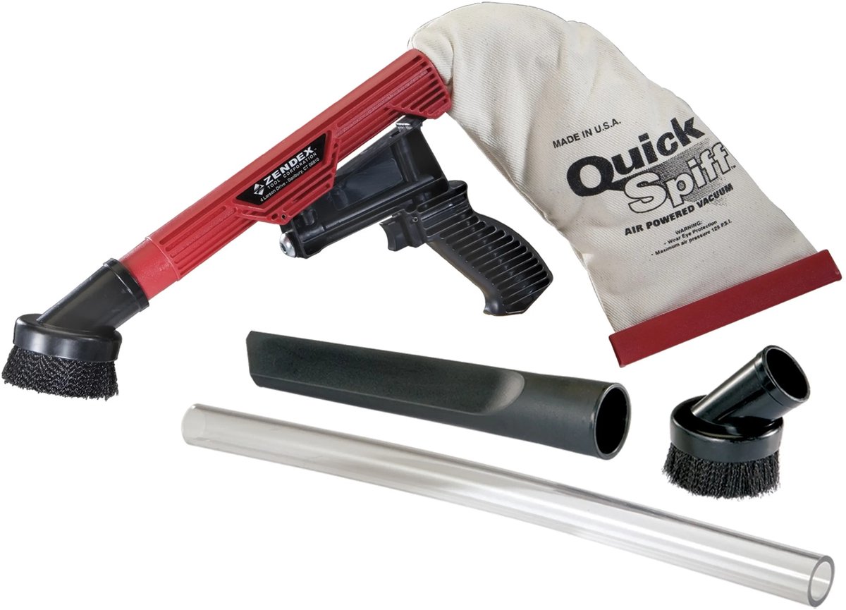 QUICK SPIFF Pneumatische Perslucht Zuigpistool