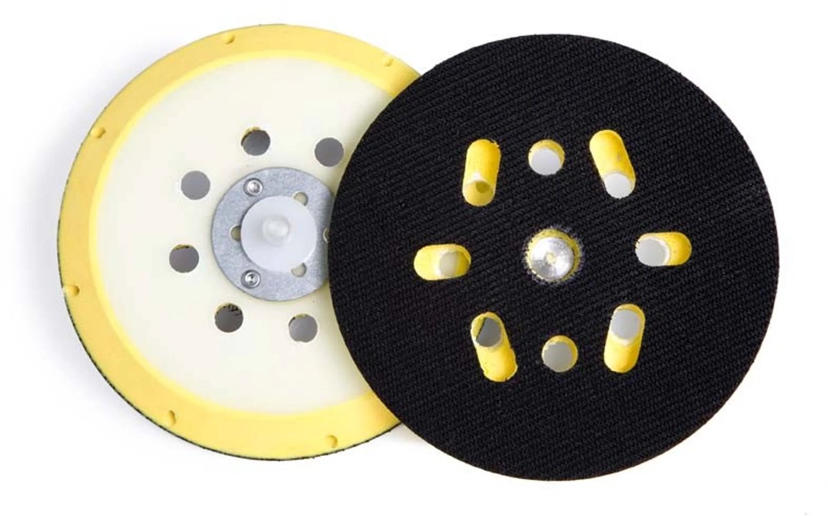 HAMACH Velcro Steunpad 150mm MEDIUM met 6+1 gaten voor schuurmachine met 5/16 aansluiting