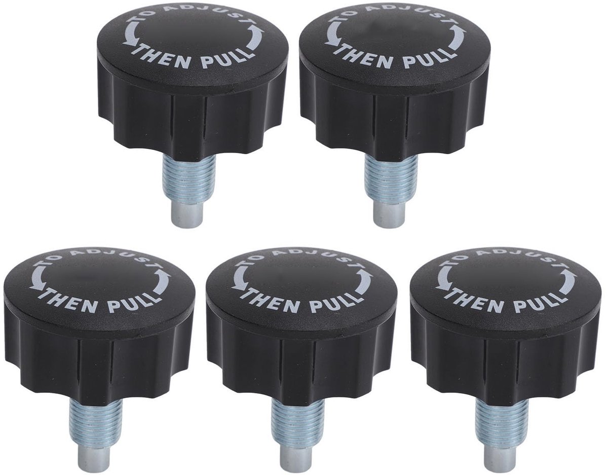 SMOAKEZ- Spring Pull Pin - 5PCS Vervangende Onderdelen - Fitness Knop - Oefening Training - Quick Release - Geschikt voor Fietsen