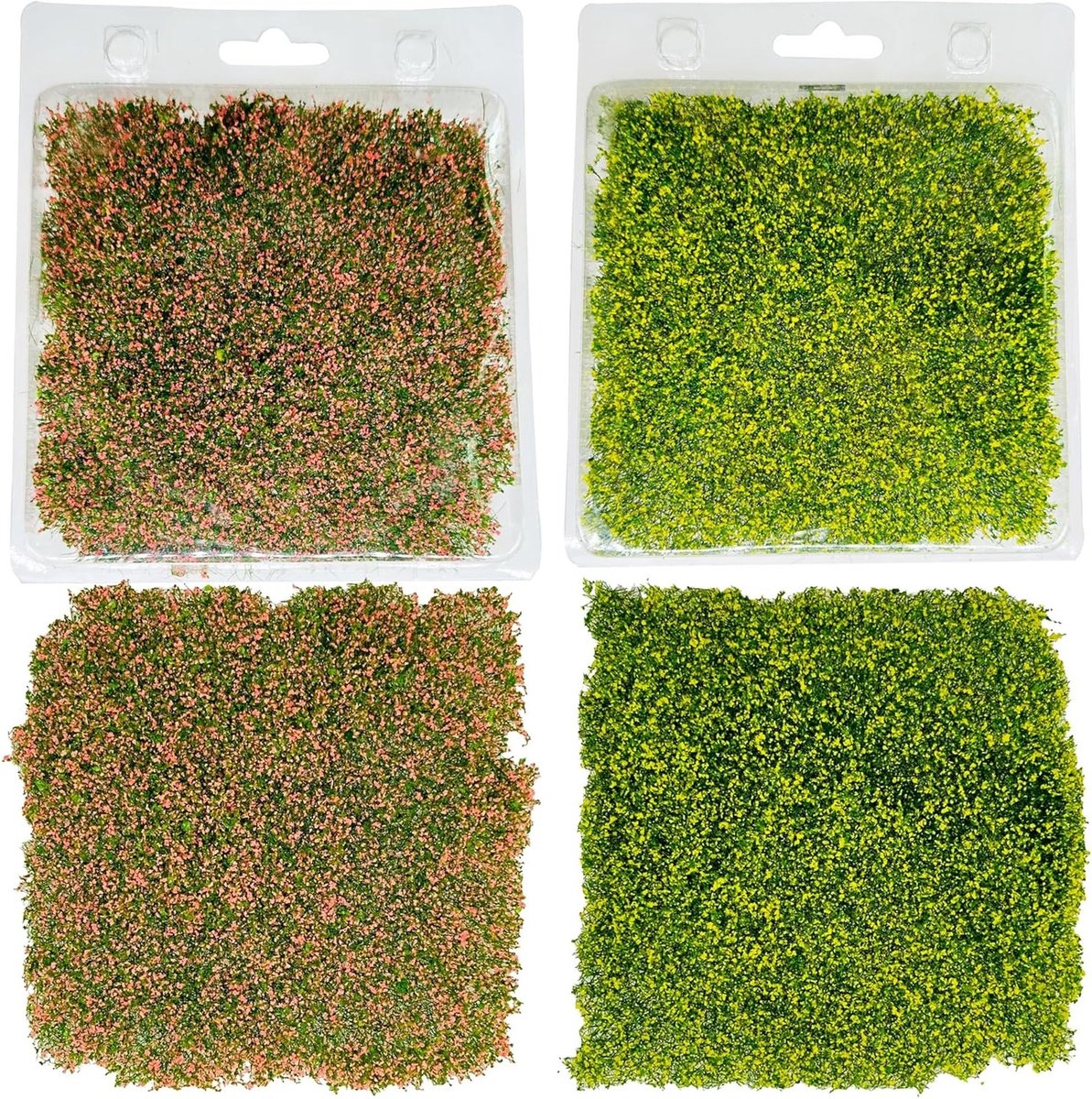 Natuurlijke Sneeuw Gras Tuft voor Miniatuur Ornamenten en Diorama's - Perfect voor Modelspoor en Landschapsinrichting