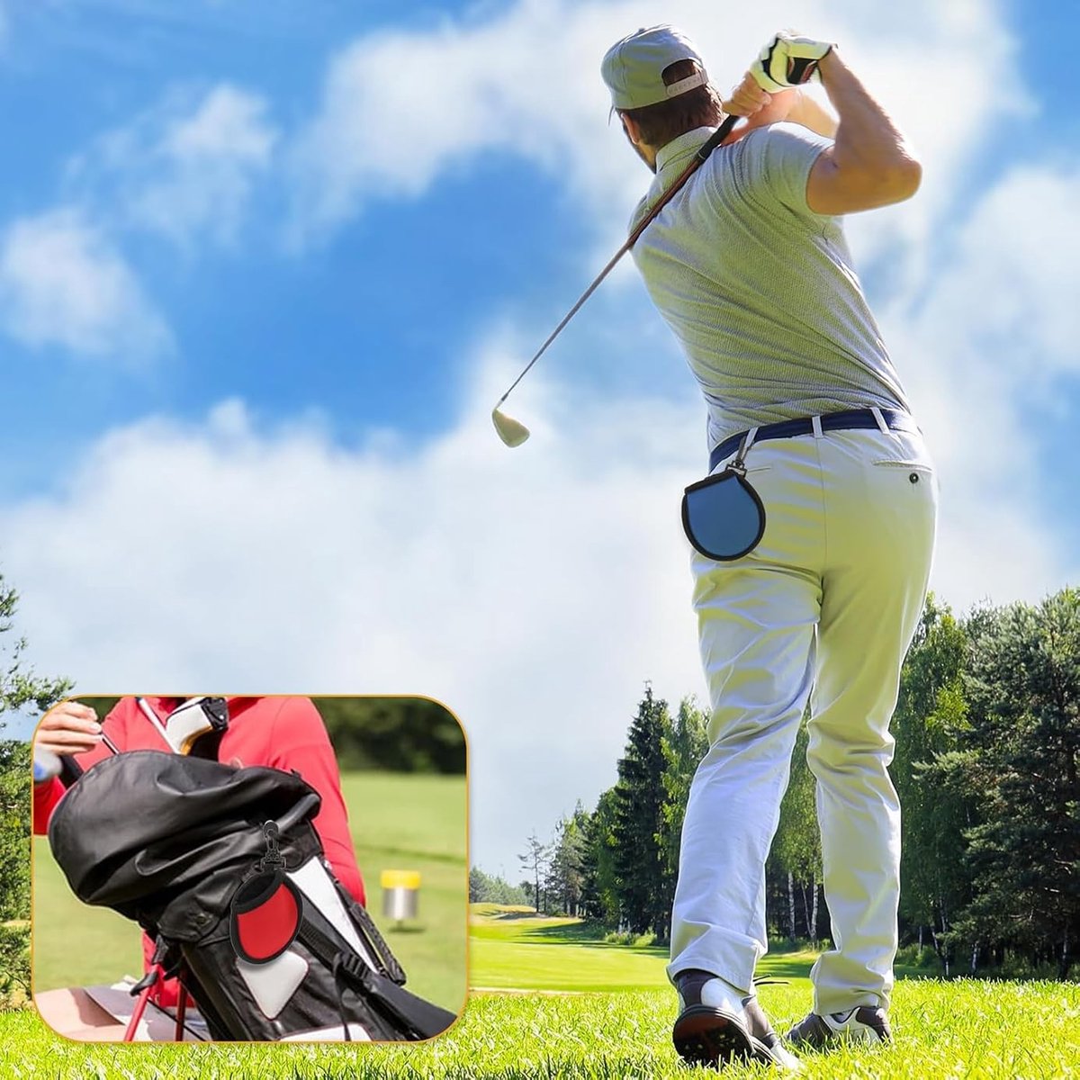 Golfbaltas Draagbaar - Set van 4 Reinigingszakken thumbnail 3