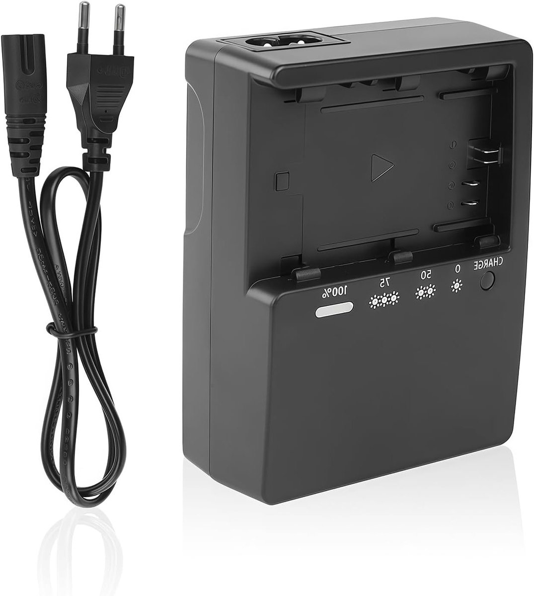 Snelopladers voor Canon Batterijen, Geschikt voor LP-E6, LP-E6N en LC-E6, Compact en Veilig voor Reisgebruik met Canon EOS R5 R6 5D Mark III 6D 7D 90D
