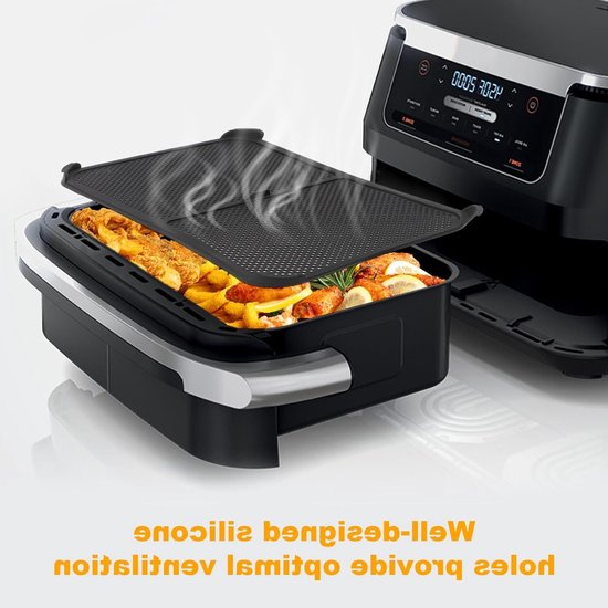 Splash Guard voor Airfryer 37 x 21 x 1.8 cm - Vetspat Bescherming, Herbruikbaar en Verstelbaar, Ideaal voor Airfryer Accessoires en Keukenveiligheid van splash — afbeelding 5