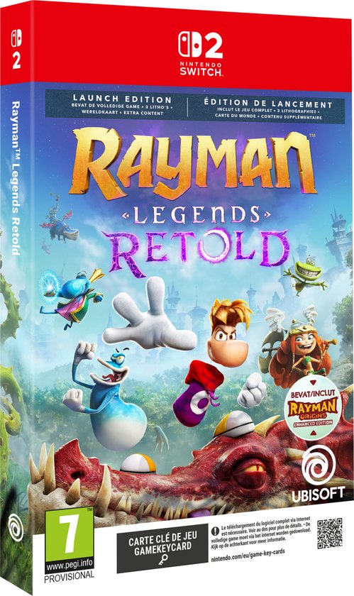 Rayman Legends: Retold - Launch Edition - Nintendo Switch 2